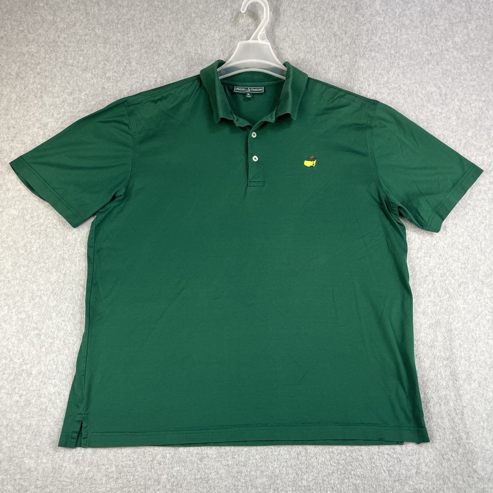 Masters Collection Golf Polo Shirt Mens XL Green Pima Cotton Short Sleeve